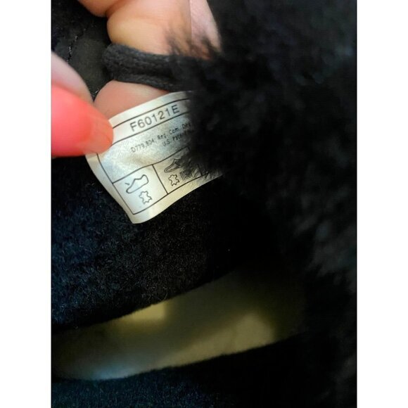 UGG "weylyn" boot shearling cuff Womens Size 9.5 NEW black lace up - Picture 6 of 10